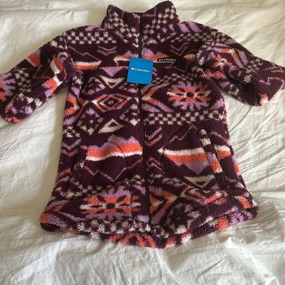 Columbia Kids' Patterned Fleece Jacket - NWT - Picture 3 of 10